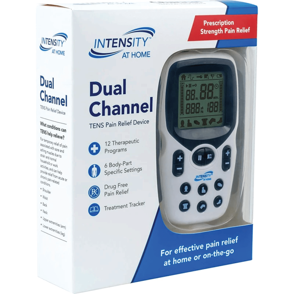 Dual Channel TENS Unit Muscle Stimulator for Pain Relief Therapy