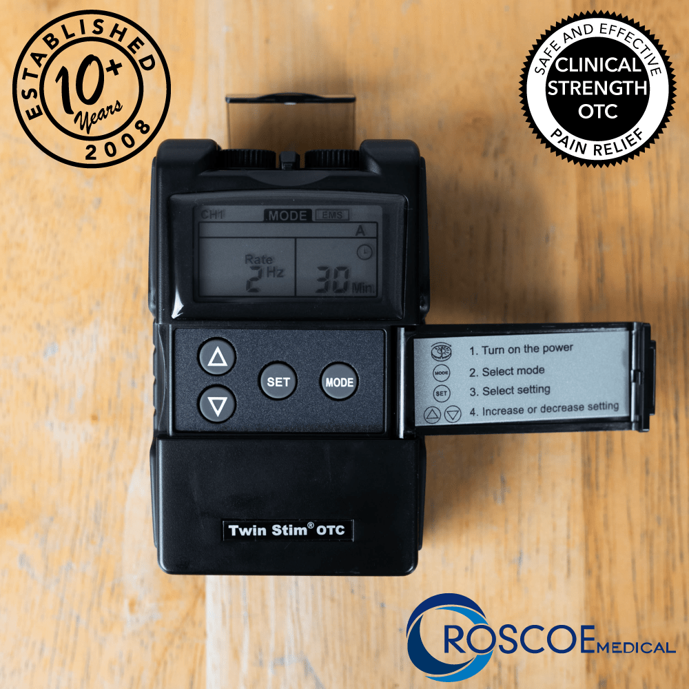 TENS Unit and EMS Muscle Stimulator Combination for Pain Relief, Arthrits  and Muscle Recovery - Trea…See more TENS Unit and EMS Muscle Stimulator