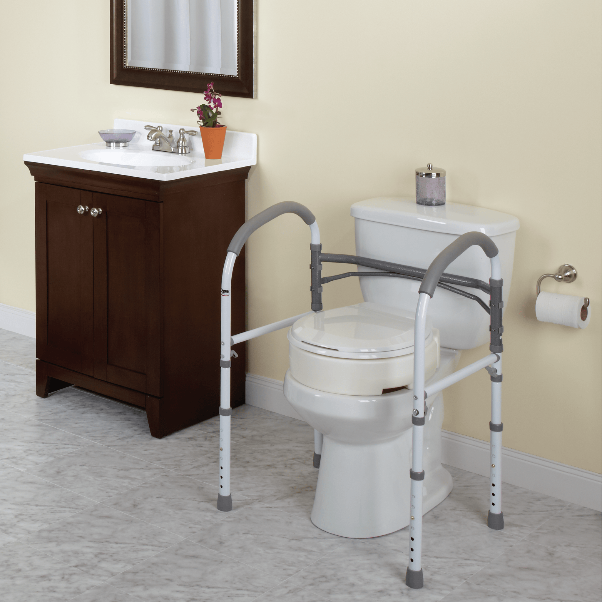 Carex Bathroom Safety Rail - Carex Health Brands