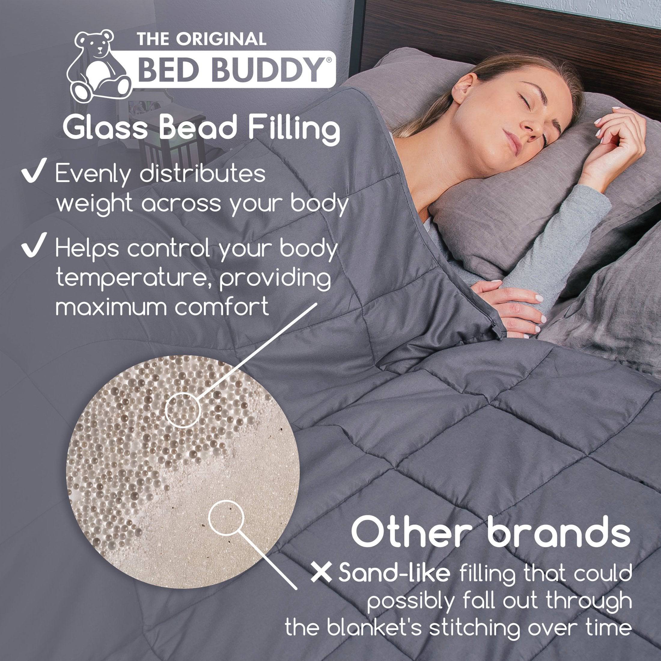 Bed Buddy Weighted Blanket - Adult and Kid Sized– Carex