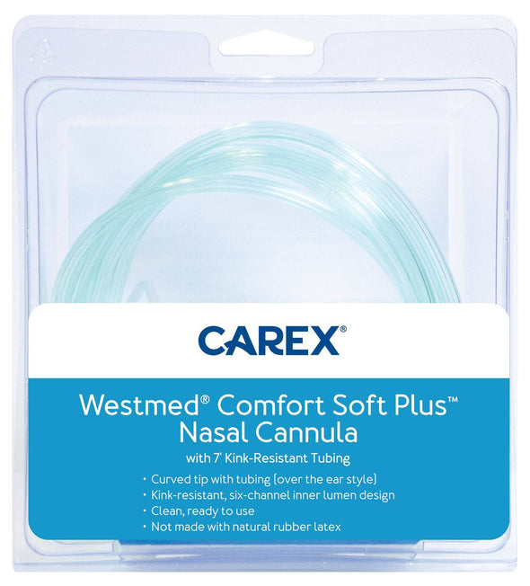 Comfort Soft Plus 7' Oxygen Nasal Cannula - Carex Health Brands