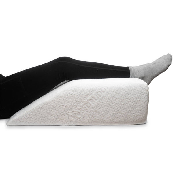 Deluxe Knee Wedge Pillow Blue  Help Relieve Tension in the Lower Back