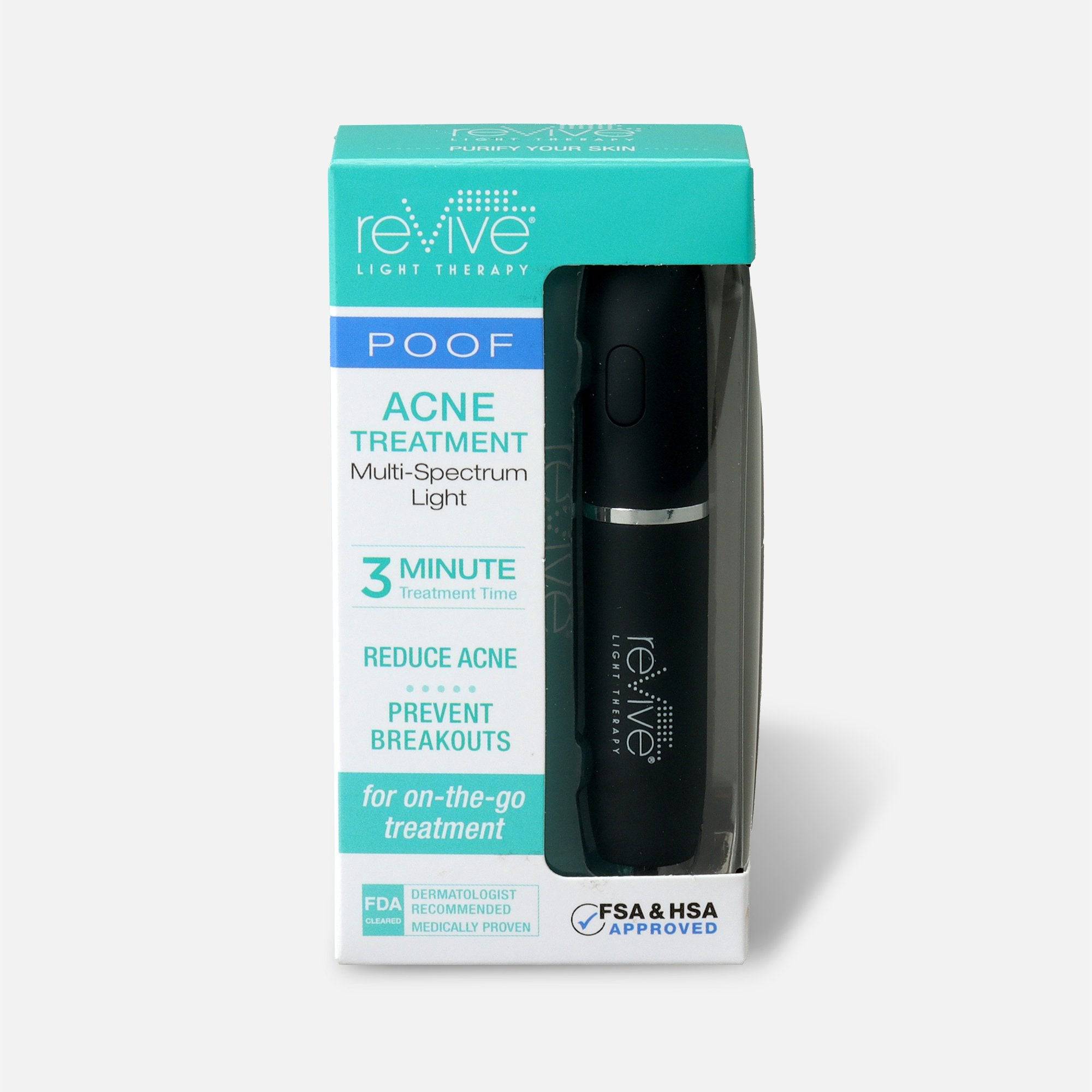 reVive Light Therapy® Poof— Light Therapy for Acne Treatment - Carex Health Brands