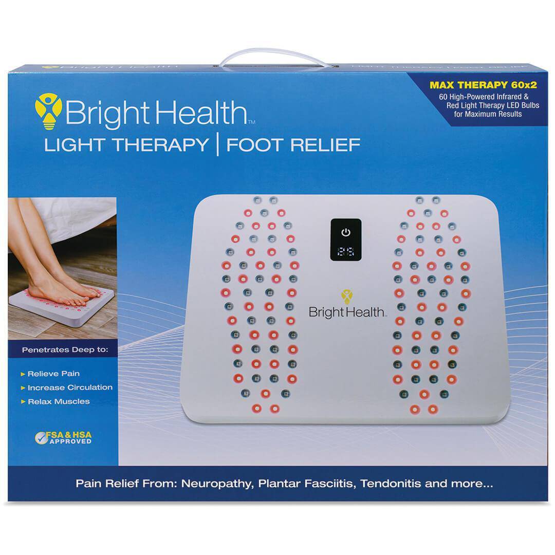 Bright Health Red Light Therapy Foot Pain Relief Device - Carex Health Brands