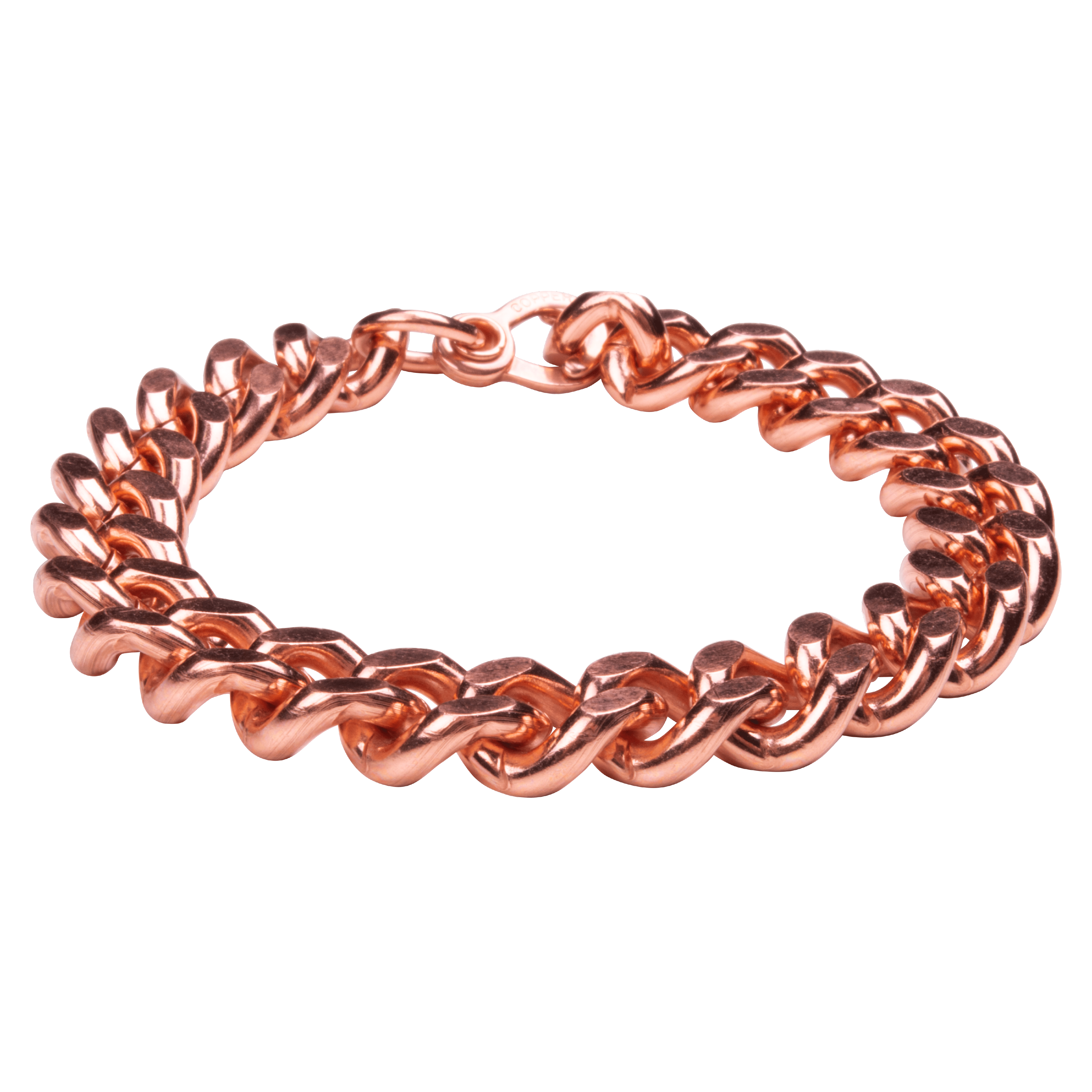 thumbnail image 2 of Heavy Chain Link Pure Copper Bracelet For Men – Arthritis Pain Relief, Healing, Toggle Closure 2 of 5