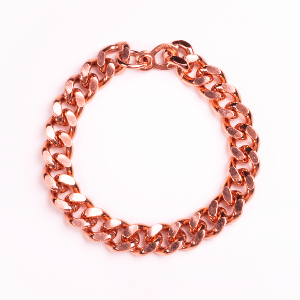 Copper Unisex Chain Maille Bracelet - Adjustable – Bijoux Chics Jewellery