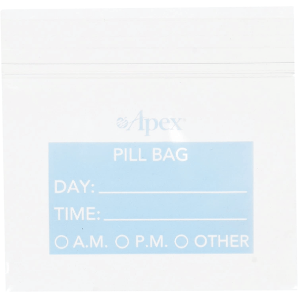 Apex Pill Bags - 50 Count - Carex Health Brands