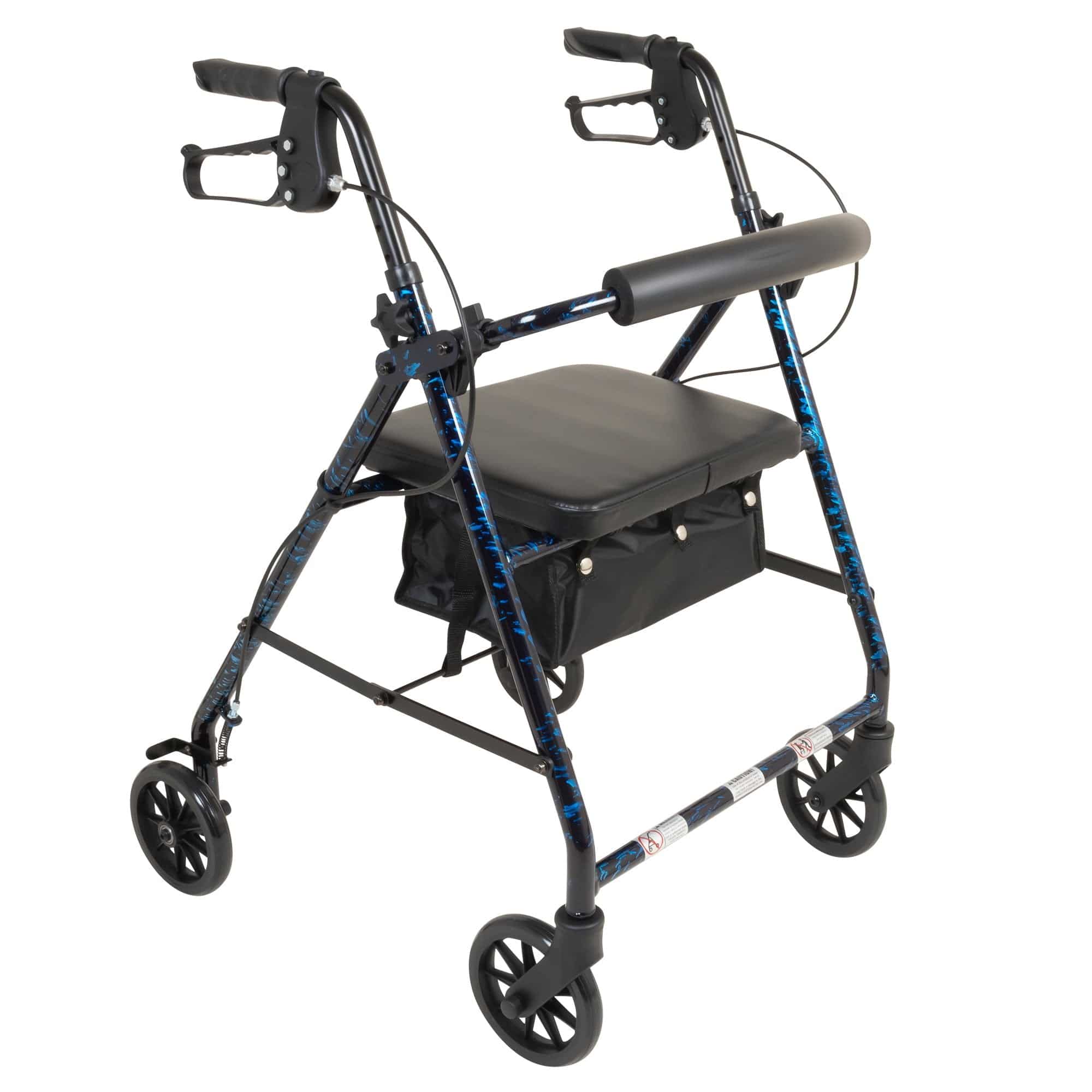 ProBasics Aluminum Rollator with 6-inch Wheels, 300 lb Weight Capacity - Carex Health Brands