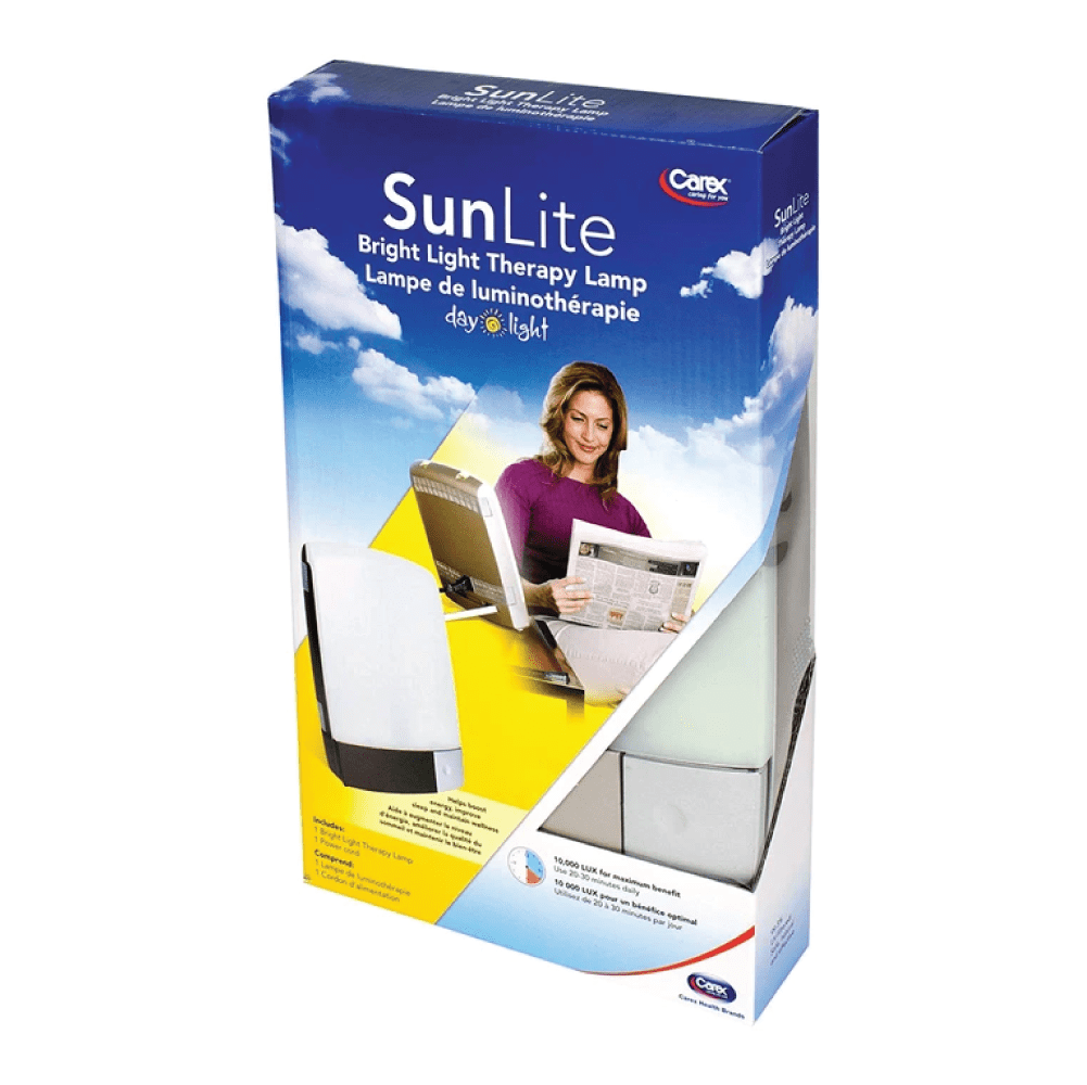 Carex SunLite Light Therapy Lamp 10 000 LUX 5 Year Warranty