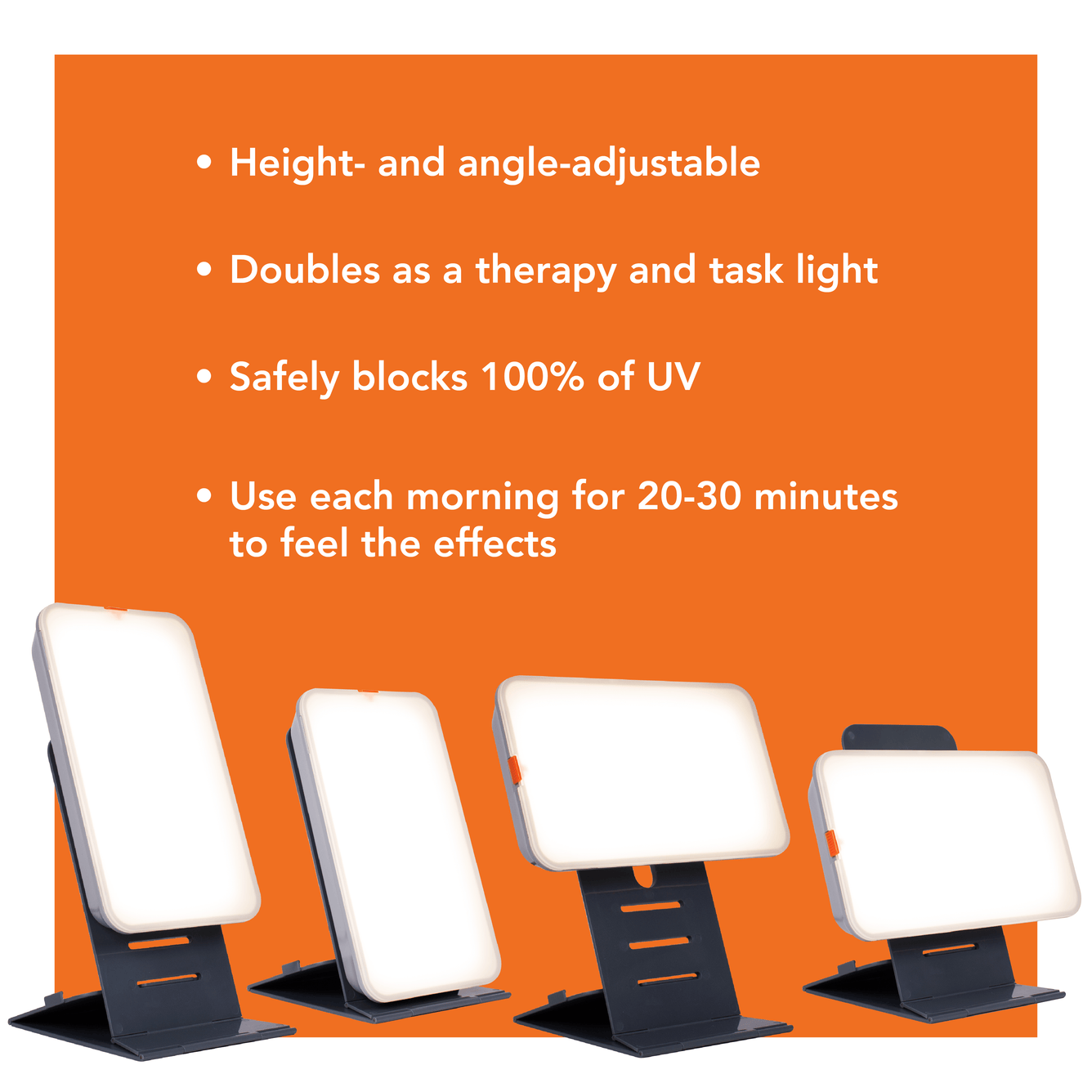 TheraLite 10,000 LUX Mood and Energy Enhancing Bright Light Therapy Lamp - Carex Health Brands