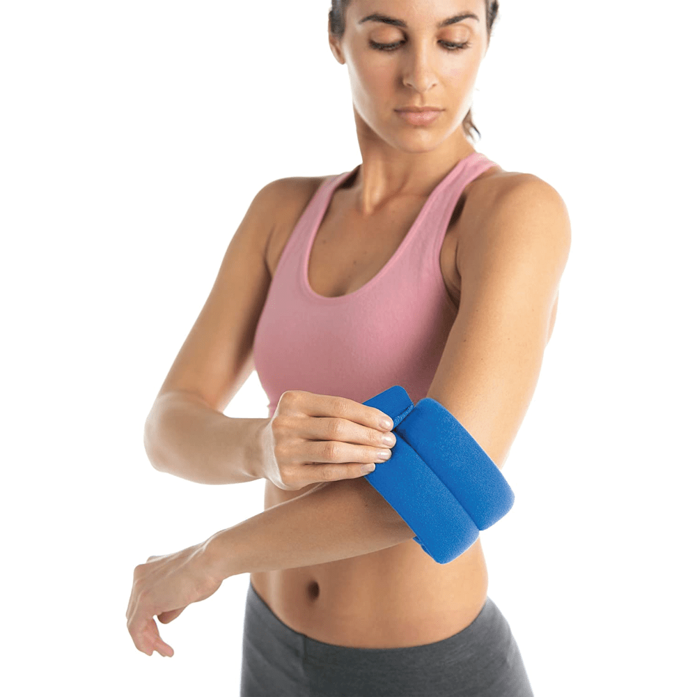  Oversized Reusable Hot & Cold Gel Ice Pack Wrap for Warm  Compress and Cold Therapy for Hip, Ankle, Back, Shoulder, Knee, Arm, Neck,  Elbow, FSA or HSA Eligible : Health 