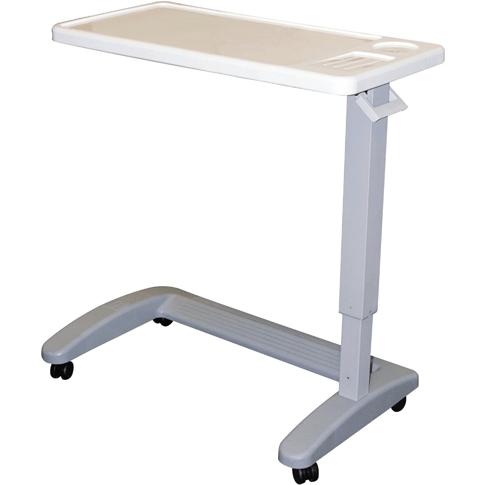 Carex Overbed Table with Wheels - Doubles as an Over Bed Desk