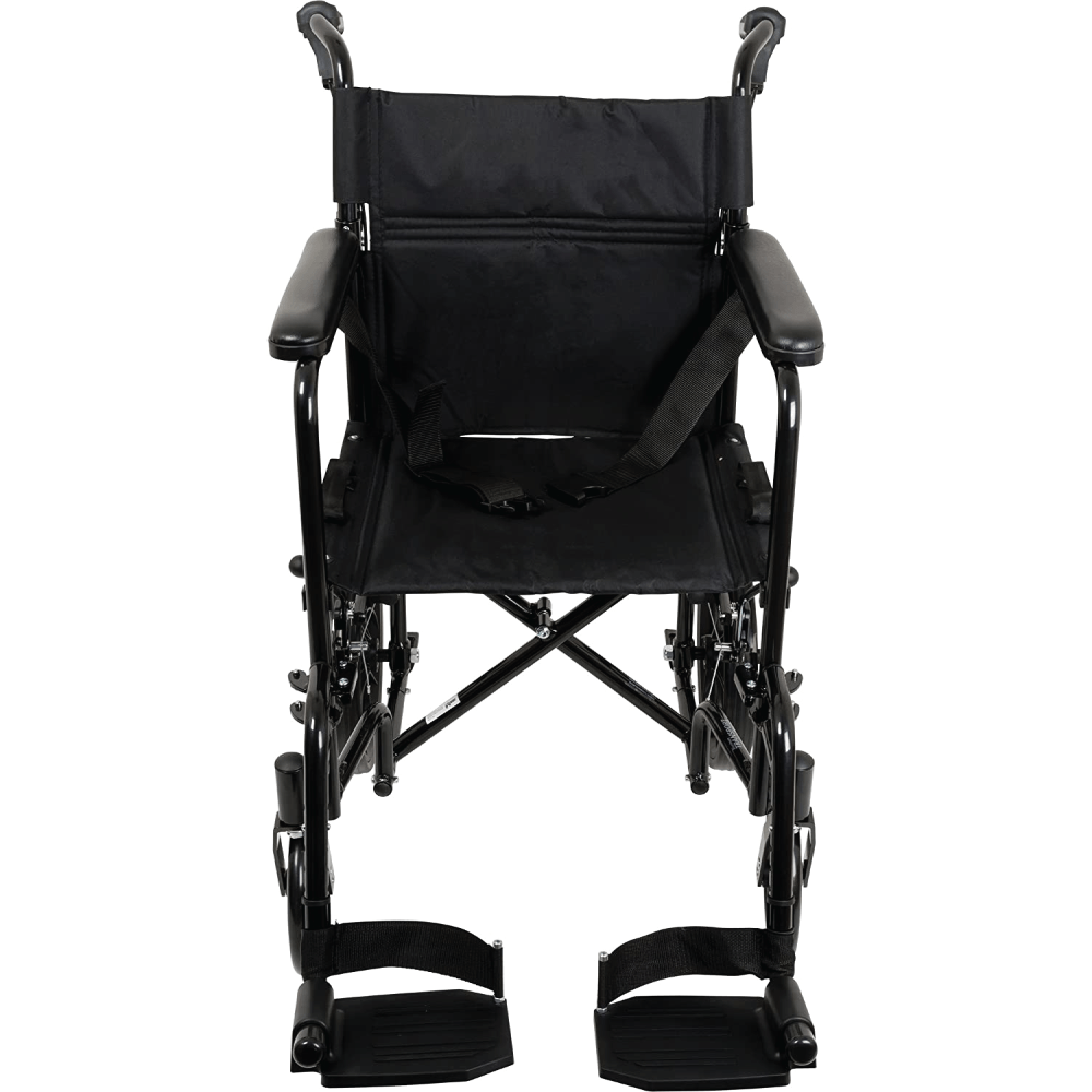ProBasics Aluminum Transport Chair with 12-Inch Wheels - Carex Health Brands