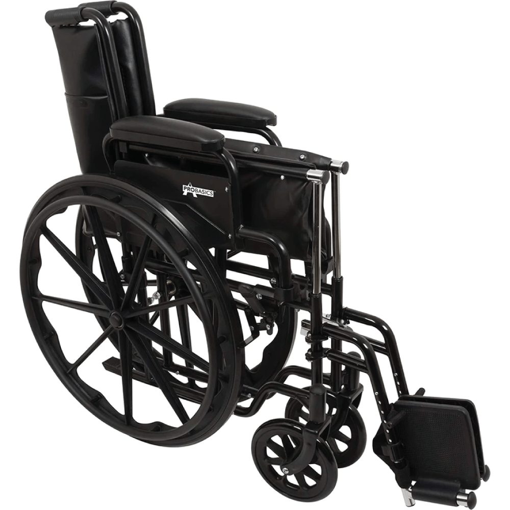 ProBasics K1 Standard  Wheelchair with Flip-Back Arms - Carex Health Brands