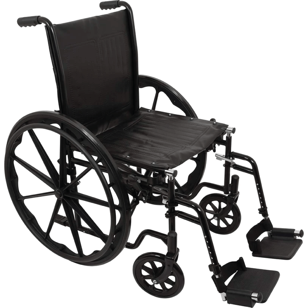 ProBasics K1 Standard  Wheelchair with Flip-Back Arms - Carex Health Brands