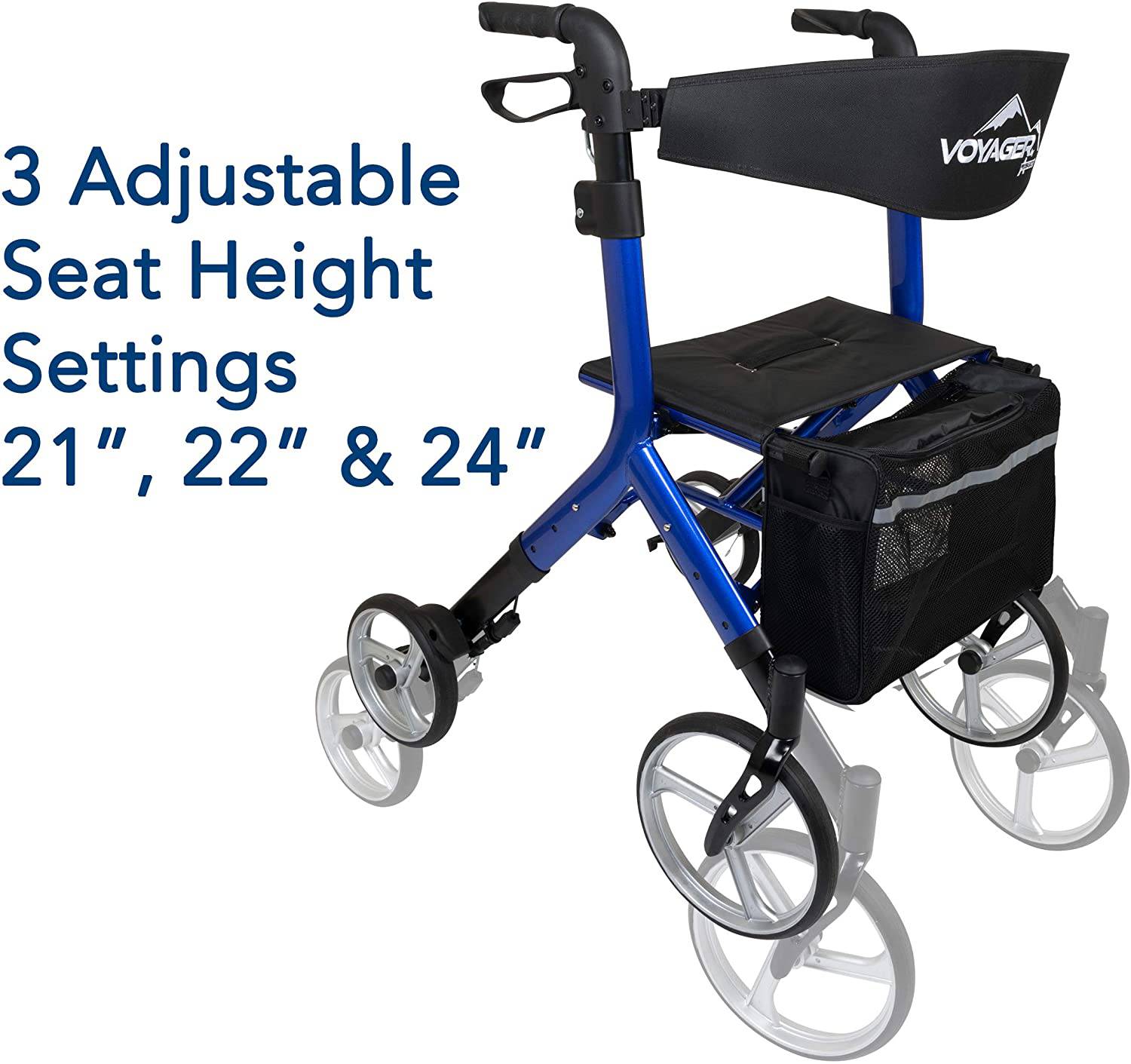 ProBasics Voyager Euro Walker with Seat - Carex Health Brands