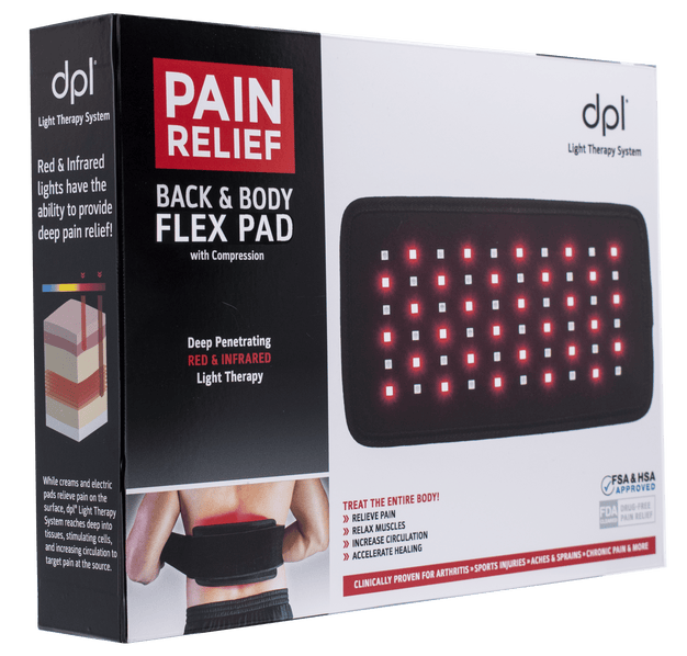 DPL Flex Pad - Neck & Back Pain Relief Light Therapy Wrap - Carex Health Brands