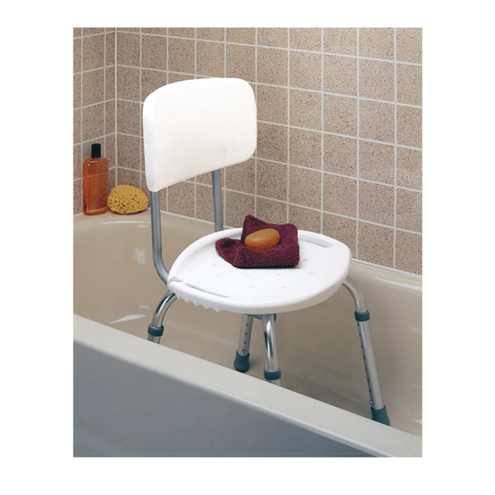 Carex Adjustable Bath Shower Seat with Back