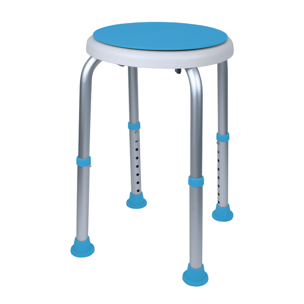 Rotating best sale shower stool