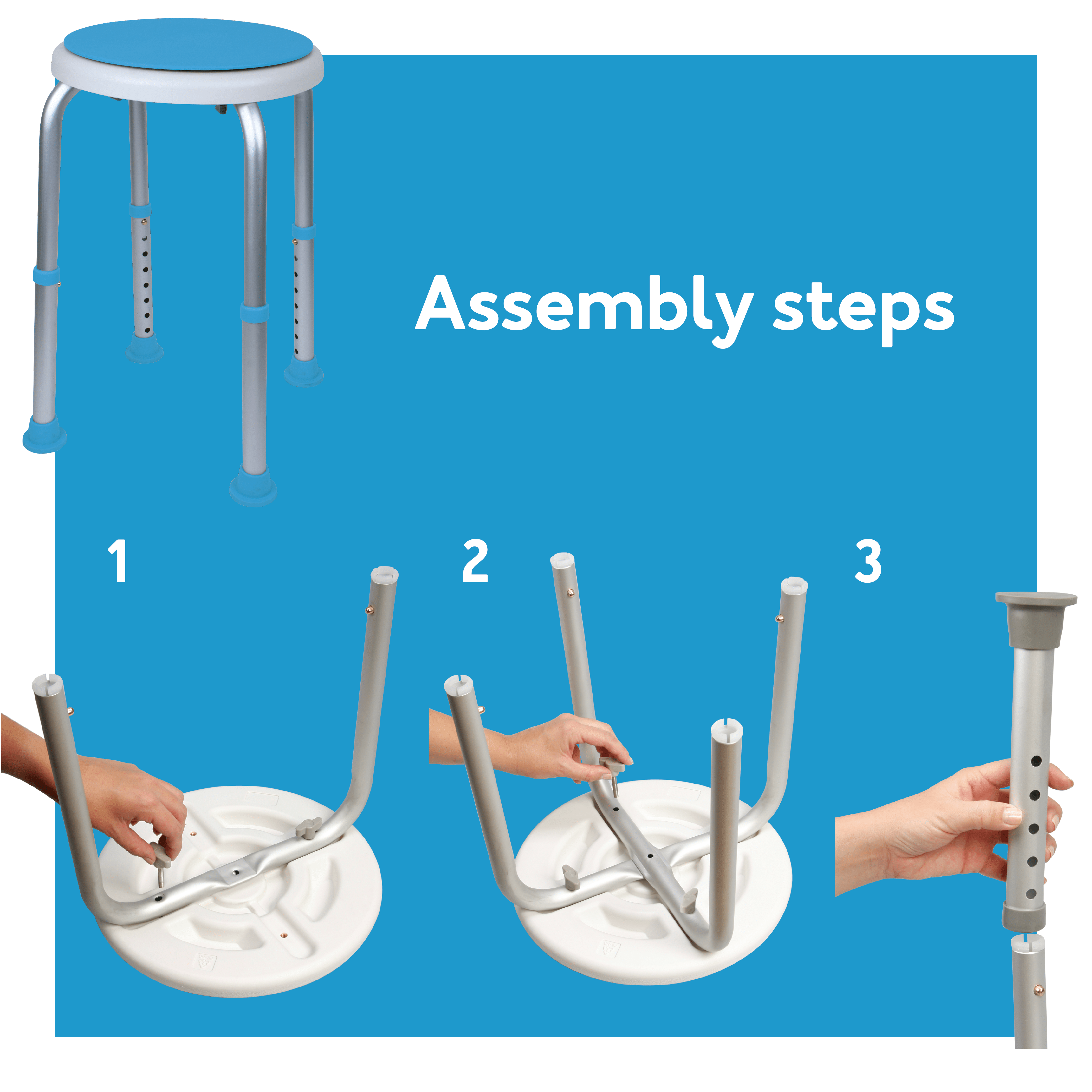 Carex swivel shower stool sale