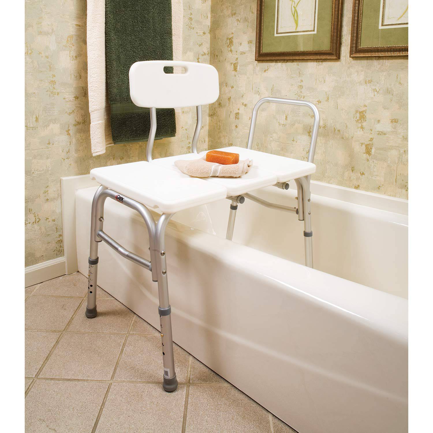 Carex Bathtub Transfer Bench - Bathtub Transfer Seat for Independence