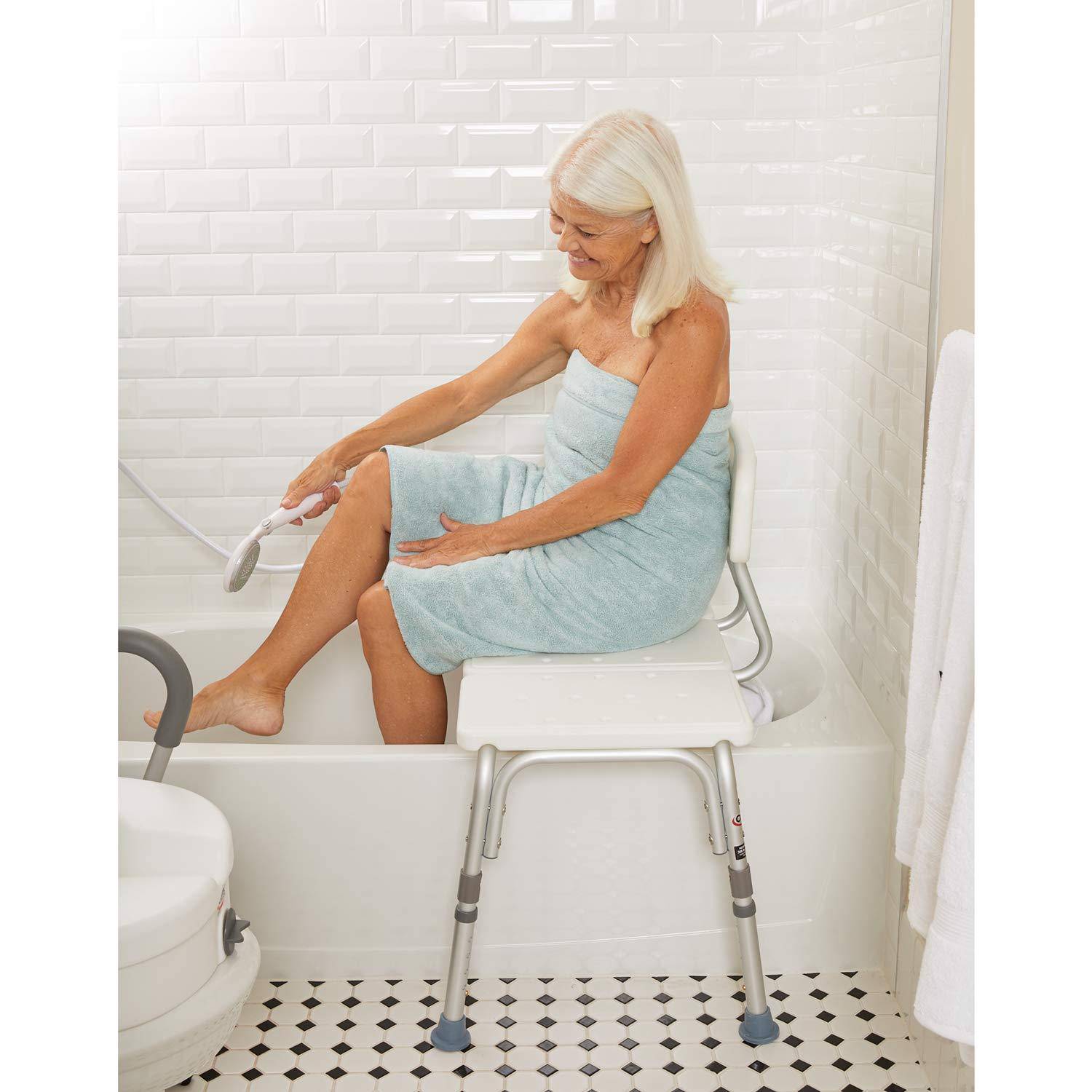 Transfer Bench Carex Bathtub Transfer Bench - Bathtub Transfer Seat for Independence