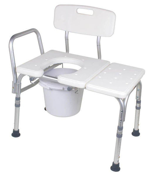 Carex Bathtub Transfer Bench With Opening Bucket