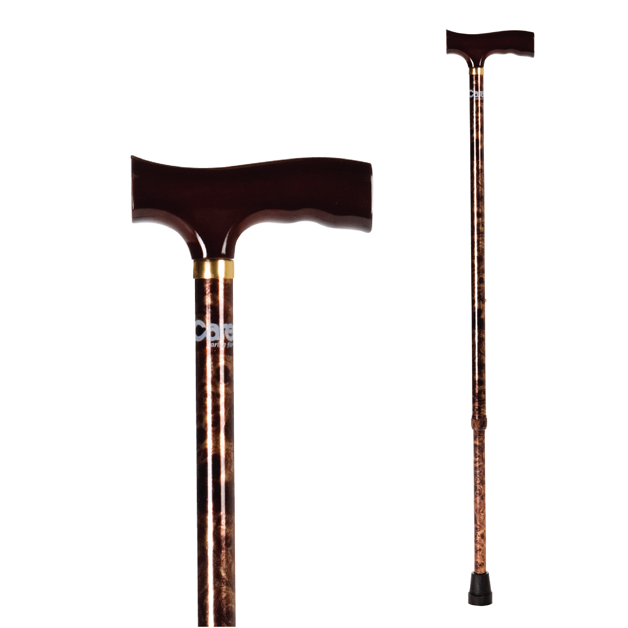 Carex Designer Derby Handle Folding Walking Cane for All Occasions