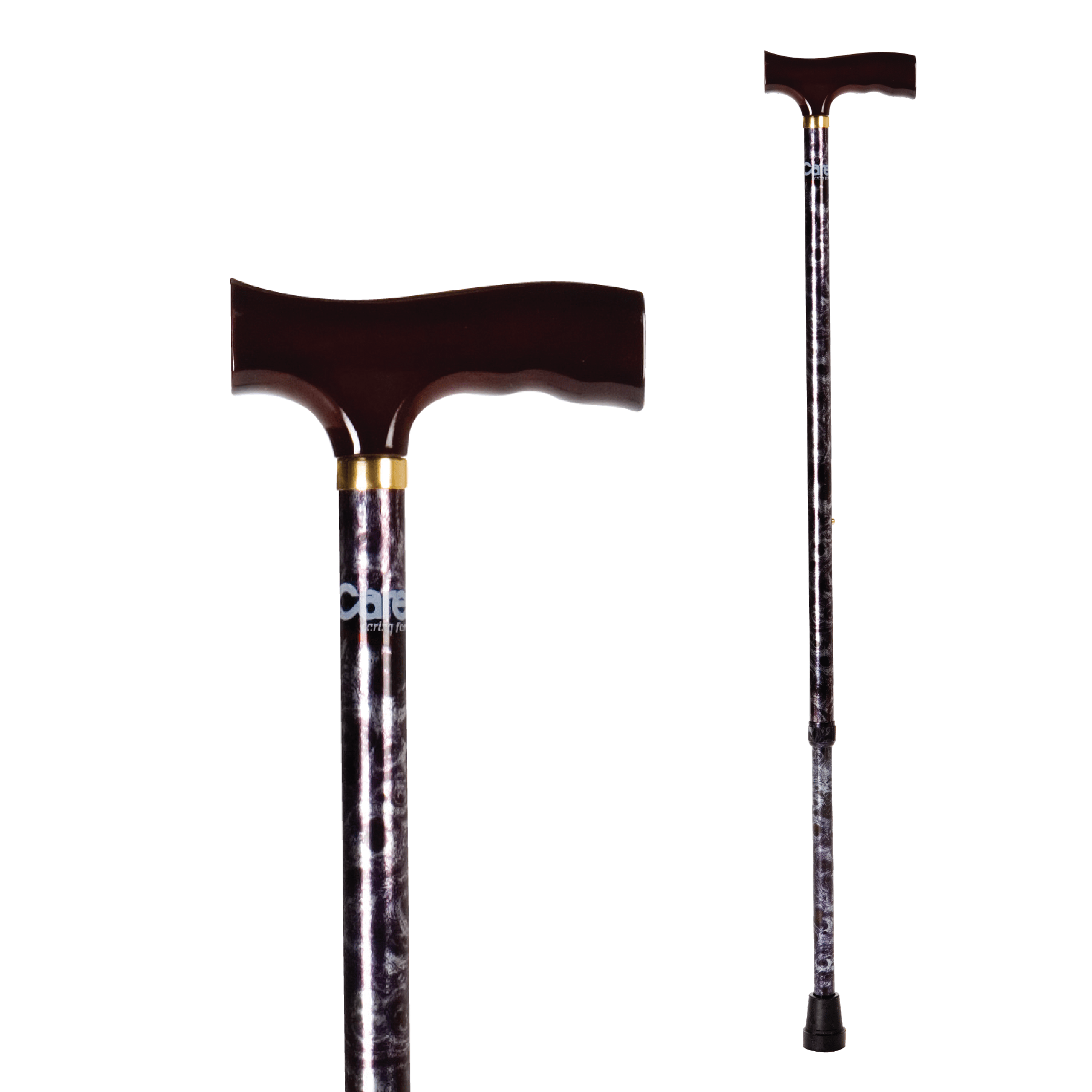 Carex Soft Grip Folding Cane - Foldable Walking Cane for Women and Men -  Adjustable Height (33-37), Anti-Slip Rubber Tip, Soft Derby Style  Ergonomic