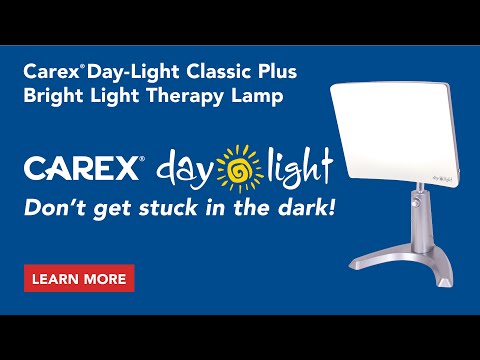 Lampe de luminothérapie Day-Light Classic plus de Carex - 10 10,000 lux -  lumière d’ambiance de lampe solaire