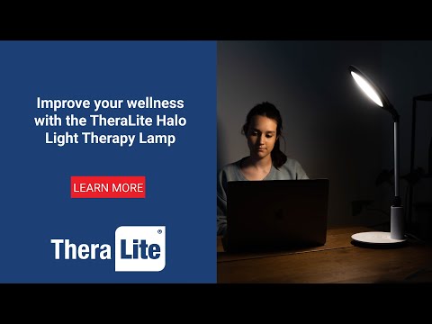 TheraLite Halo Bright Light Therapy Lamp